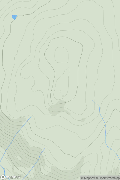 Thumbnail image for Meall Reamhar [Knapdale and Kintyre] [NR834698] showing contour plot for surrounding peak